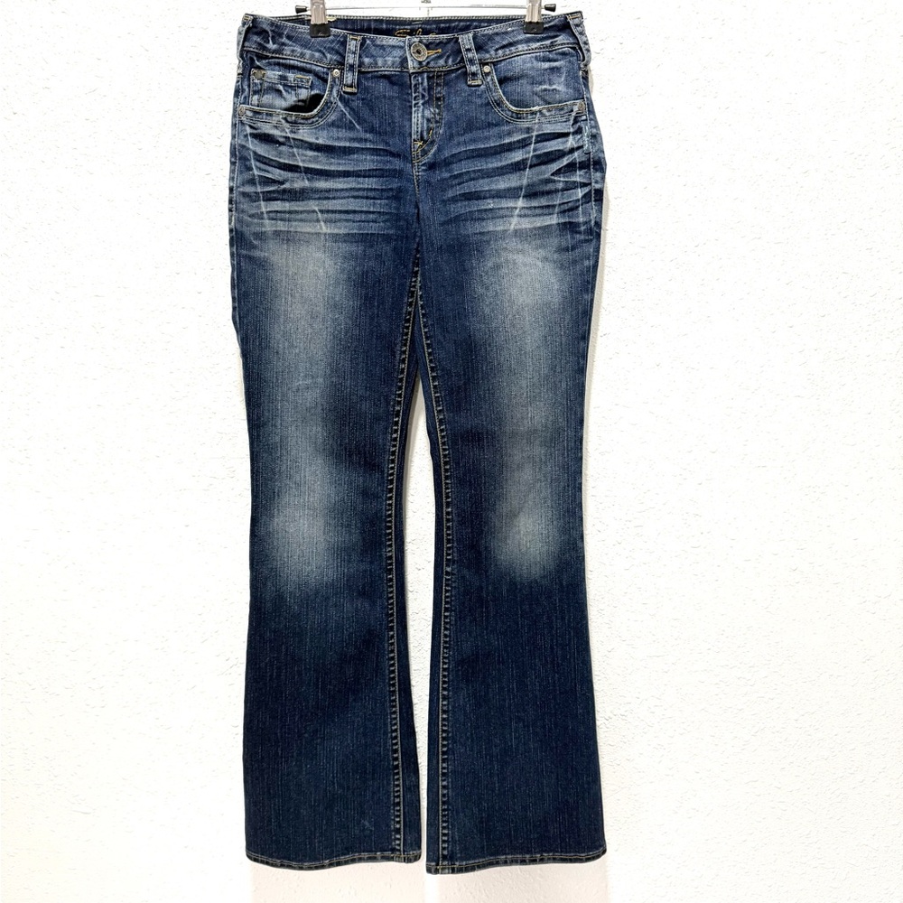 Silver Jeans Aiko Dark Blue Boot‎ Cut Denim 29x33